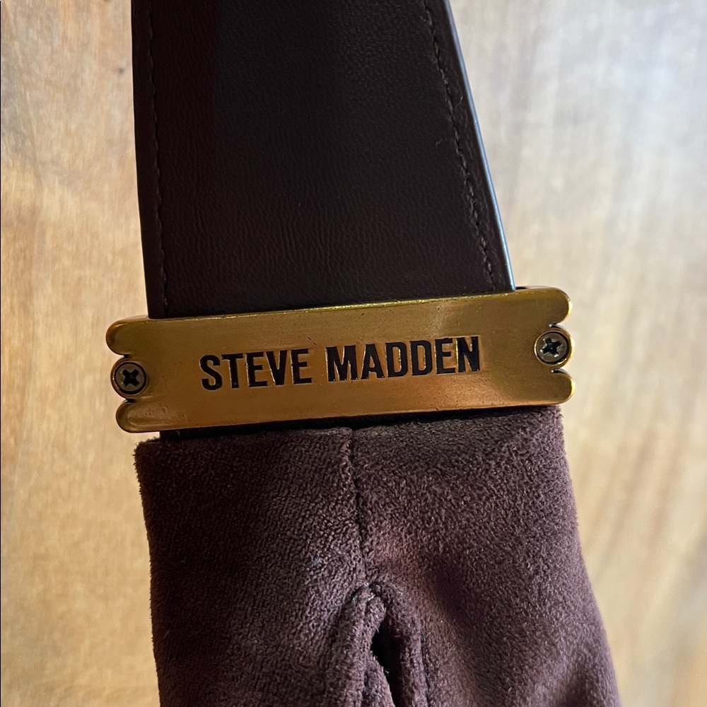 Steve Madden | Chocolate Hobo Bag w/ Extra Crossbody Bag & Strap. - Picture 9 of 14
